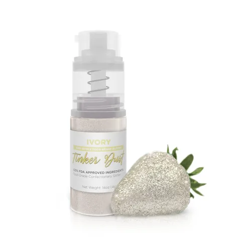 Vista 32 de Bakell - Brillantina Negra Tinker Dust (4g, 1x Mini Bomba de Pulverización) Brillantina Comestible para Alimentos, Postres y Bebidas! Negro
