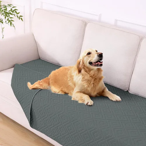 Vista 21 de hyha Manta impermeable para perros, funda suave para cama de perro, mantas para mascotas, funda impermeable para sofá y sillón para perros lavable