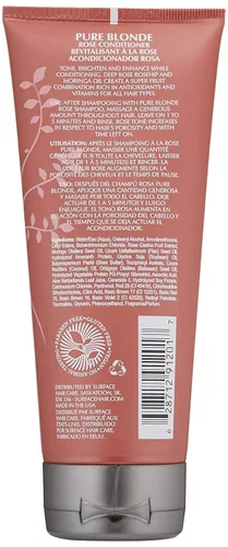 Vista 2 de Surface Hair Acondicionador rosa rubia pura, 7 onzas líquidas
