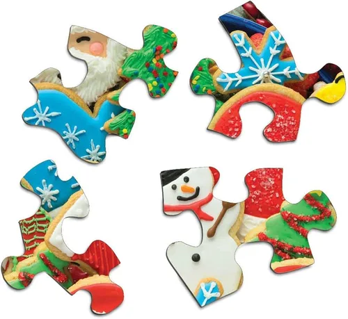 Vista 3 de Springbok Rompecabezas de 500 piezas de galletas y Navidad para adultos Multicolor