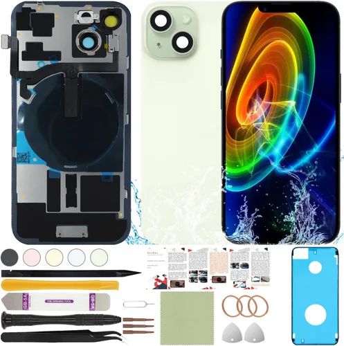 Vista 35 de Funda trasera de repuesto compatible con iPhone 8 de 4.7" + Herramientas profesionales (Gris espacial) Incluye herramientas profesionales, cinta
