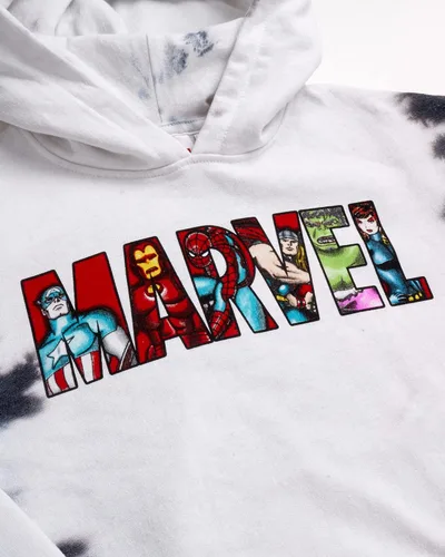 Vista 2 de Marvel Boys' Super Hero Sweatshirt - Spider-Man, Thor, Hulk, Iron Man Graphic Pullover Hoodie (8-16)
