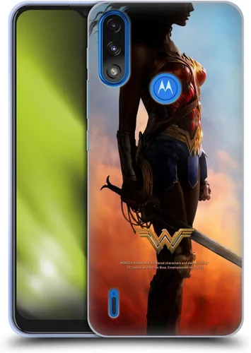 Vista 9 de Head Case Designs Officially Licensed Wonder Woman Movie Bracelets of Submission Posters Soft Gel Case Compatible with Moto E7 Power/Moto E7i Power