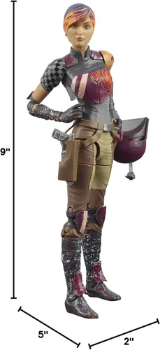 Vista 7 de STAR WARS The Black Series Sabine Wren - Figura de acción coleccionable de 6 pulgadas de escala Rebels, juguetes para niños a partir de 4 años