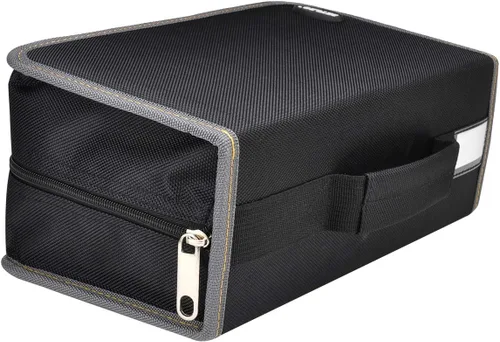 Vista 6 de Funda para CD y DVD, capacidad de 128 unidades, almacenamiento de DVD, soporte para discos de CD, estuche de CD, carteras VCD, estuche multimedia