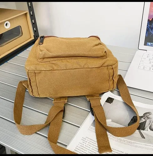 Vista 3 de XPONNI Mochila pequeña para adolescentes y niñas, accesorios de grunge, mochila para mujer, mini mochila (verde)