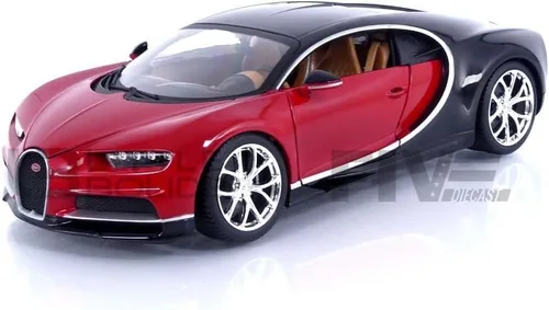 Vista 2 de Bburago – 11040r Bugatti Chiron – 2016 – Echelle 1: 18 – Rojo