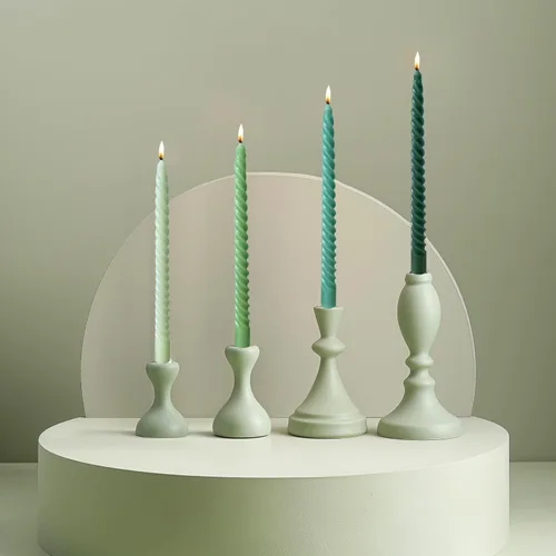 Vista 7 de MAITREYA Velas Cónicas de Color Crema Juego de 12 Velas para Decoración Bodas Fiestas Iglesia - Velas Sin Perfume Que No Gotean, 10 pulgadas