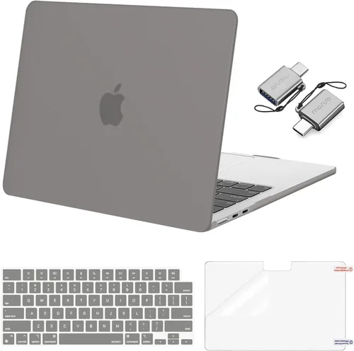 Vista 20 de Mosiso Funda para MacBook Air de 13 y 13.6 pulgadas, 2024, 2023 y 2022, M3 A3113, M2 A2681, Touch ID, carcasa rígida, cubierta de teclado, protector