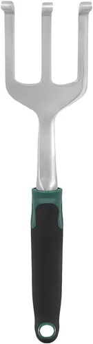 Vista 2 de Zenport 15308A Cultivador de 3 clavijas, mango ergonómico, 14 pulgadas, aluminio pulido