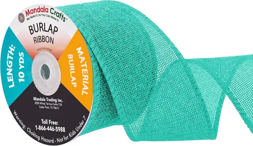 Vista 18 de Mandala Crafts Cinta de arpillera negra de 1.5 pulgadas de ancho para manualidades, rollo de 20 yardas de cinta rústica de arpillera para coronas