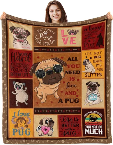 Vista 9 de Butonus Dachshund Weiner Dog Regalos para mujeres, hombres, adultos y niños, manta de regalo para amantes del perro salchicha de 60 x 50 pulgadas