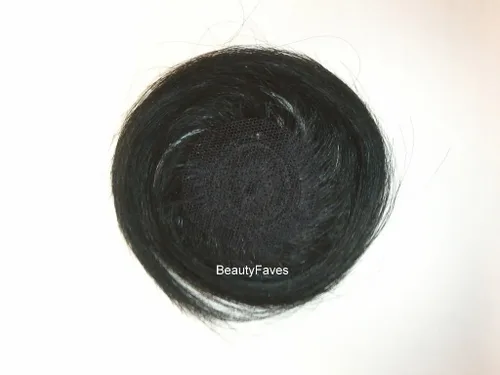 Vista 2 de Outre 100 % cabello humano con cierre DUBY prémium (1B negro apagado)