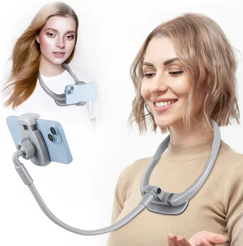 Vista 8 de Soporte para teléfono celular, soporte para teléfono celular de cuello, soporte de teléfono flexible de cuello de cisne sin manos para cama, soporte
