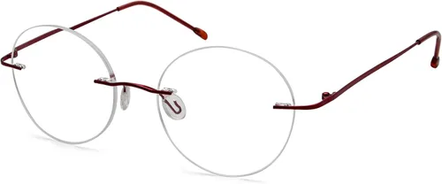 Vista 13 de Eyekepper Paquete de 3 lentes de lectura redondos de metal sin montura para mujeres y hombres, lectores circulares sin marco (azul/rojo/púrpura) +