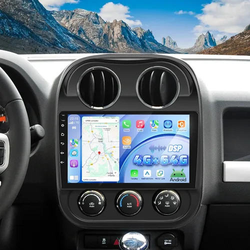 Vista 10 de NHOPEEW 2+32G 10.1'' Android Car Stereo para Jeep Patriot Compass 2010-2016