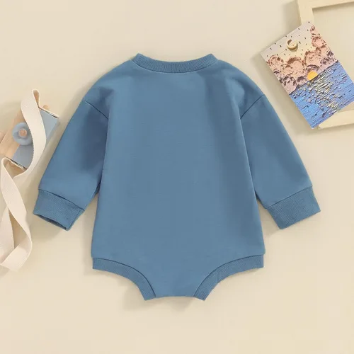 Vista 6 de Frietlebird Big Brother Little Brother - Conjunto de sudadera con cuello redondo para bebé y niño, ropa de otoño