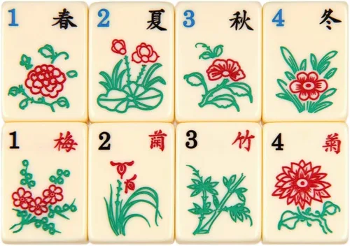 Vista 3 de Linda Li American Mah Jongg - Juego de azulejos – The Artisan Collection – 166 azulejos grabados en color marfil (solo azulejos)