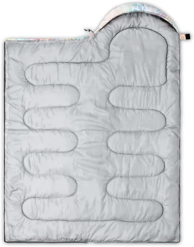 Vista 4 de Sleeping Bags for Adults and Kids Camping Sleeping Bags for Girls and Boys Lightweight Waterproof Cold/Warm 3-Season Outdoor Travel with Compression