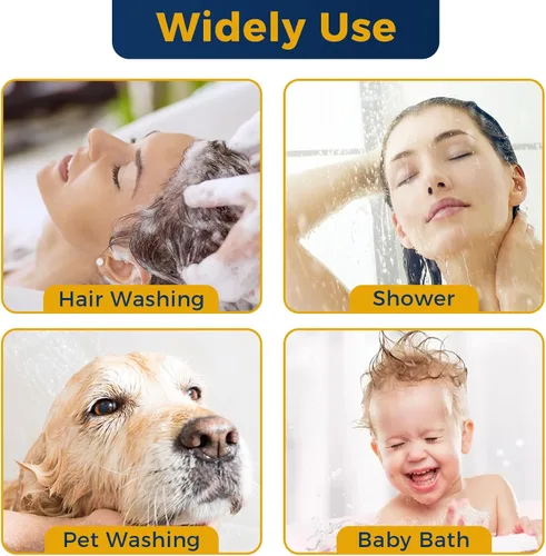 Vista 6 de KLLEYNA - Grifo de fregadero para lavado de pelo, accesorio para cabezal de regadera para bañera con 5 adaptadores, rociador de fregadero