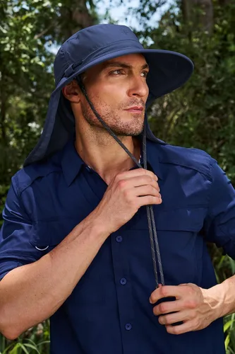Vista 3 de Coolibar Sombrero de sol Stevie Ultra UPF 50+ para hombre y mujer - Protección solar