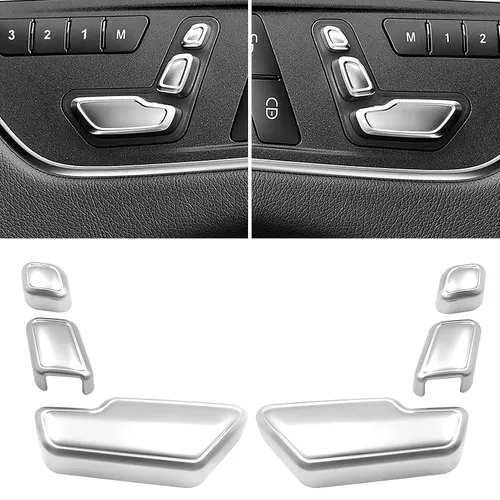 Vista 9 de Jaronx para Mercedes Benz Botón de Reemplazo de Ajuste de Asiento del Lado Izquierdo de la Puerta, Interruptor de Control de Asiento Botones