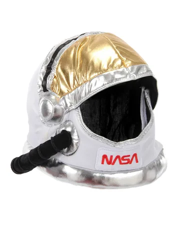 Vista 2 de Casco de Peluche Espacial para Niños Multicolor