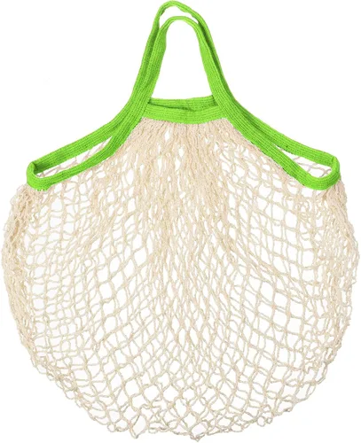 Vista 7 de MECCANIXITY Bolsa de malla de algodón, reutilizable, lavable, malla de red, organizador de bolsas de comestibles, para frutas, verduras y compras
