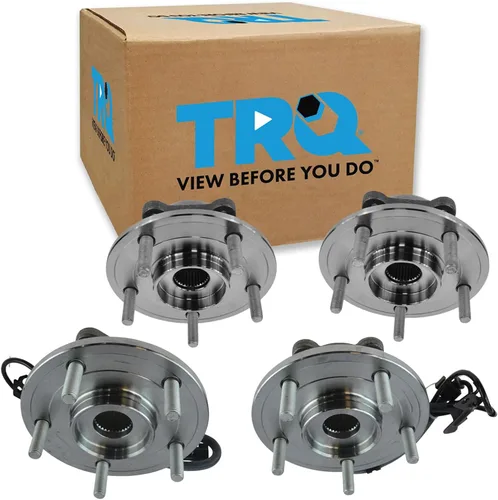Vista 270 de TRQ Juego de cojinete de rueda delantera y conjunto de cubo