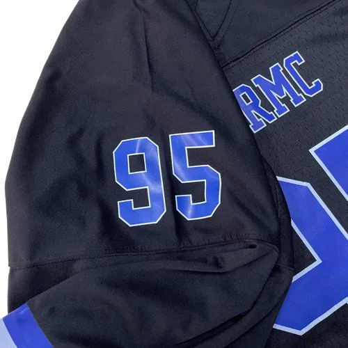 Vista 6 de Jersey de fútbol personalizado cosido impreso nombre del equipo y número de uniforme deportivo para hombres, mujeres y jóvenes