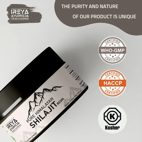 Vista 6 de Himalaya Shilajit Resina pura y original 1.05 oz (1.05 onzas) - Suplemento de hierbas ayurvédicas 100% natural para hombres y mujeres, aumenta