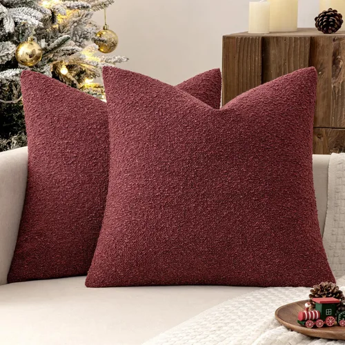 Vista 33 de MIULEE Fundas de almohada decorativas para sofá de 16 x 16 pulgadas, color Beige