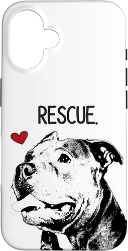 Vista 32 de Rescue Pitbull Dog Save Dogs Pit Bull Lover - Carcasa para iPhone 17