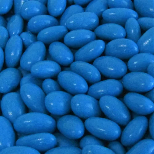 Vista 3 de Its Delish - Almendras de Jordania azul oscuro de 3.5 libras Nuez de almendra confitada con revestimiento de caramelo duro dulce – Bodas