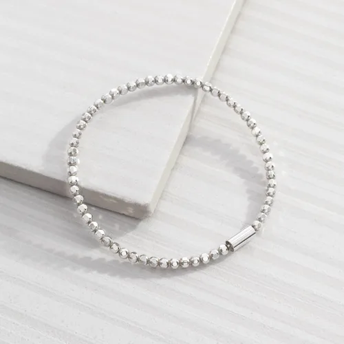 Vista 7 de Silpada Pulsera elástica de plata esterlina 'Charlotte', 6.75