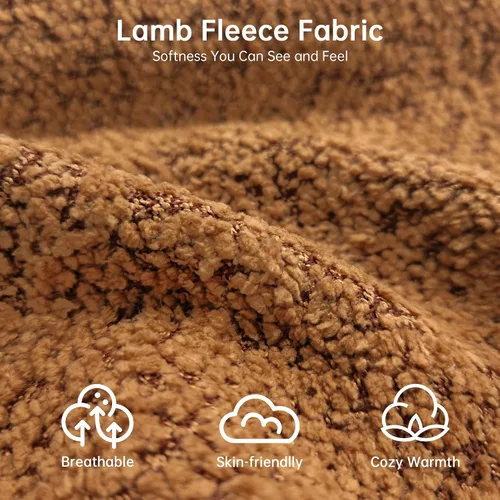 Vista 3 de Morden Fort Sofá Boucle moderno, tapizado, duradero, cómodo, apto para mascotas, sofá profundo con patas de madera y almohada, sofás de 3 plazas
