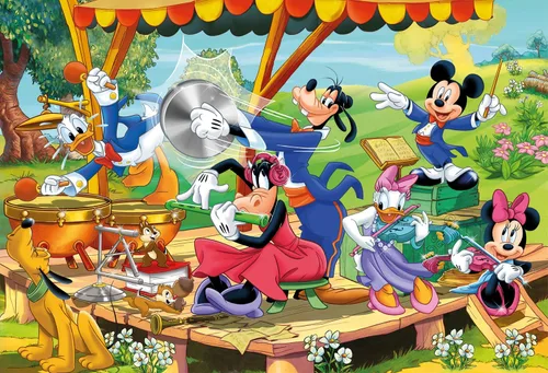 Vista 2 de Clementoni 24218 - Rompecabezas de 24 piezas, diseño de MickeyandFriends, multicolor