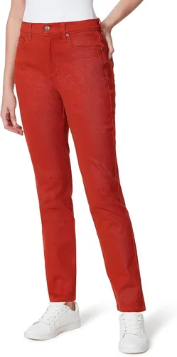 Vista 15 de Gloria Vanderbilt Amanda Classic - Jeans cónicos de tiro alto para mujer Aegean Teal