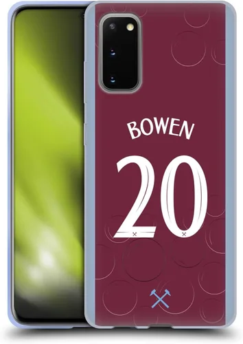 Vista 8 de Head Case Designs Officially Licensed West Ham United FC James Ward-Prowse 2023/24 Players Home Kit Gel Case [Military Grade Protection] Compatible