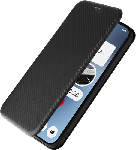 Vista 5 de bojioderf Funda compatible con Nothing Phone 1, compatible con Nothing Phone One (A063), soporte para tarjetas, función atril y cierre magnético