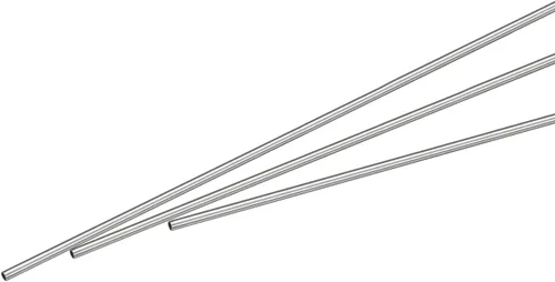 Vista 30 de Uxcell Tubo capilar de acero inoxidable 304, OD 0.4 mm x 0.1 mm de grosor de pared, 250 mm de longitud, tubo metálico para maquinaria industrial