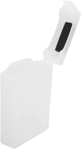 Vista 11 de Caja de protección de disco duro de 3.5 pulgadas, ABS a prueba de golpes, antiestática, para HDD SSD de 3.5 pulgadas, diseño transparente con Gris