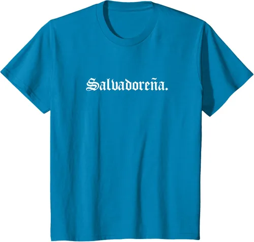 Vista 76 de Camiseta Salvadoreña Mujer, Negro