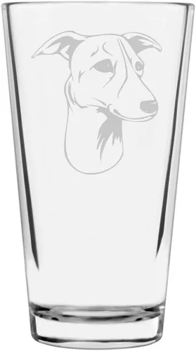 Vista 12 de Podenco Canario - Vaso de pinta de 16 onzas con temática de perro personalizado