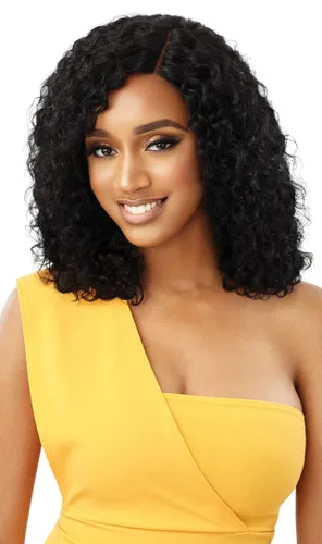 Vista 4 de Outre The Daily Wig - Cabello humano sin procesar HH-WET & WAVY NATURAL Rizado 14″ (NBRN)