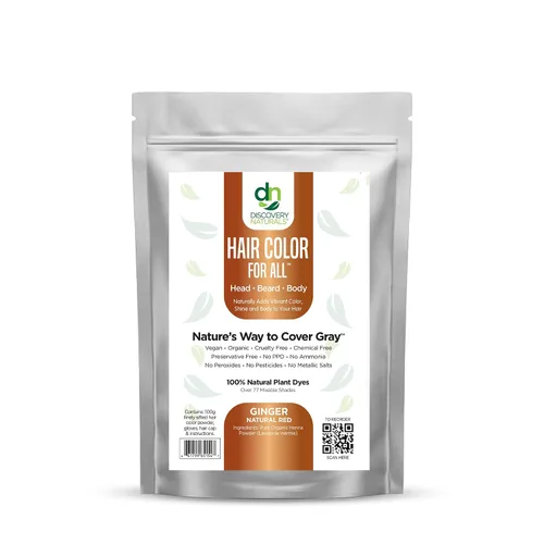 Vista 17 de Tintura para el cabello y las cejas Henna Maiden: 100 % natural y sin químicos