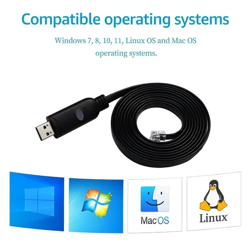 Vista 5 de DSD TECH Cable serie SH-RJ12K USB a RJ12 RS232 con chip FTDI para ESA Plex-COM2 Bridge EXP-4