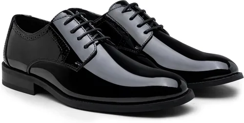 Vista 9 de Vostey Zapatos de vestir para hombre clásicos con punta de ala Brogue Oxfords
