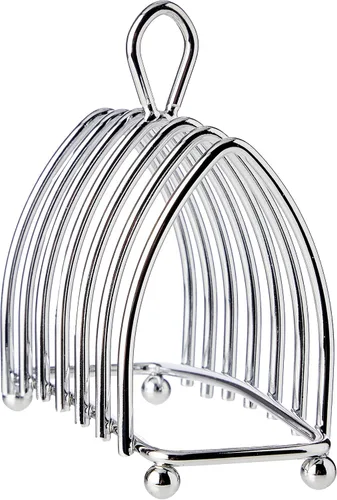 Vista 2 de KitchenCraft KCTOAST - Estante para tostadas con acabado cromado (metal, 6.3 x 5.9 x 2.8 in)