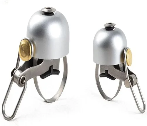 Vista 5 de NC - Timbre de bicicleta clásico para timbre de bicicleta con sonido fuerte, campanas de campana retro, accesorios de equitación para manillar